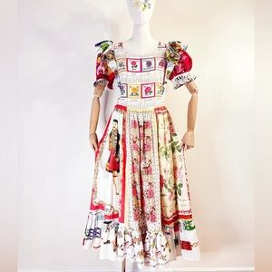 Vintage Tea Towel / Calendar Towel Dress (Tailor-Made)